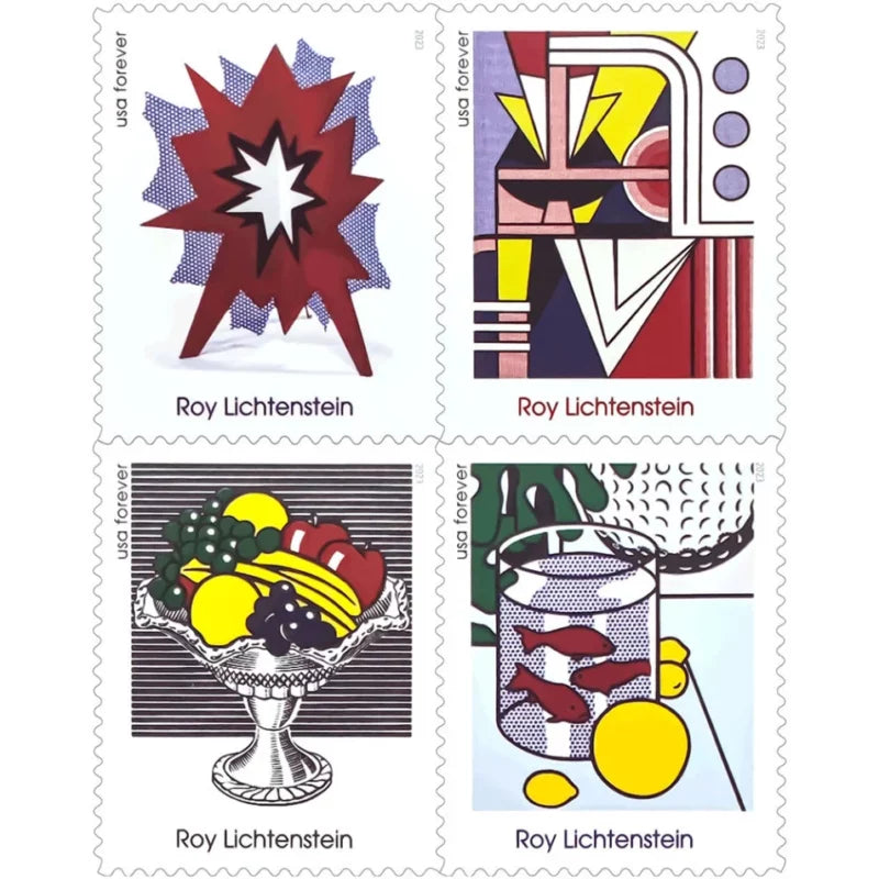 Roy Lichtenstein Forever Stamps