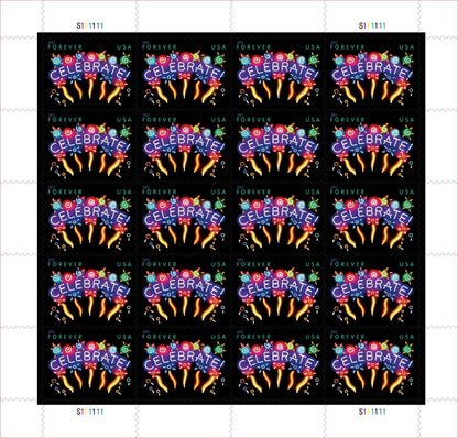 Celebrate Forever First Class Postage Stamps
