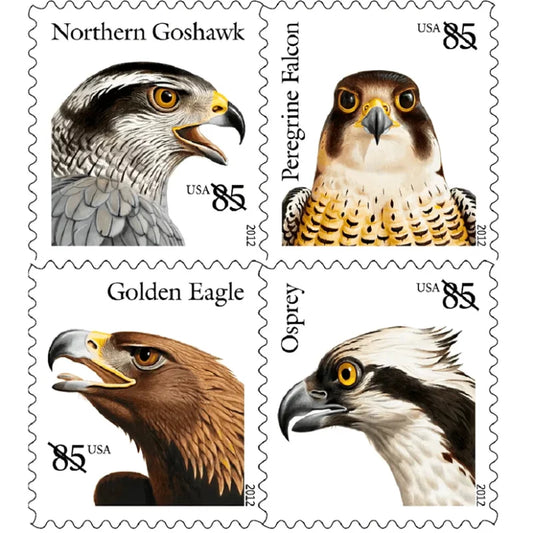 2012 U.S. Birds of Prey First Class Postage Stamps