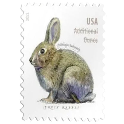 2021 Brush Rabbit Forever First Class Postage Stamps