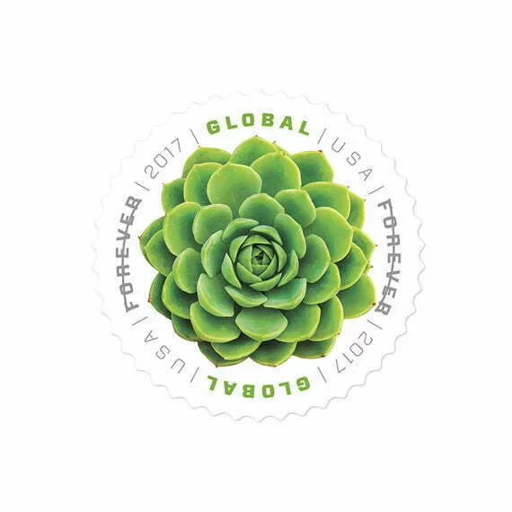 2017 Global Green Succulent Stamps