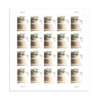 2014 Wedding Series: Wedding Cake First Class Postage Stamps