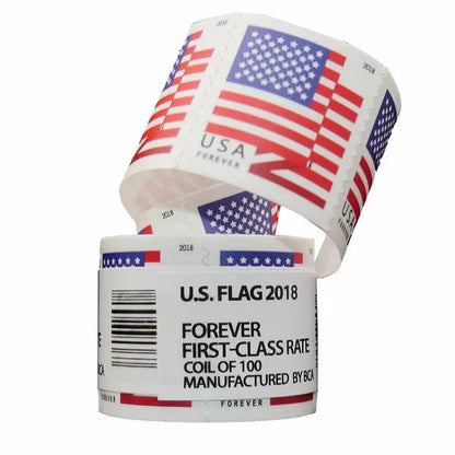 2018 US Flags Forever First Class Postage Stamps