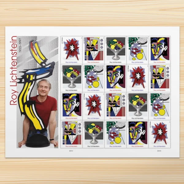 Roy Lichtenstein Forever Stamps