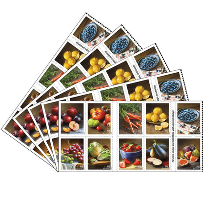 Fruit of vegetables Forever First Class Postage Stamps